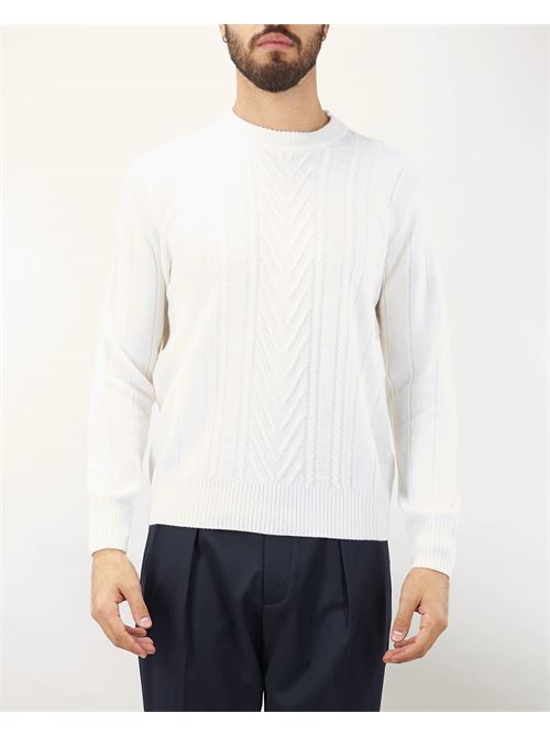 Jacquard wool sweater Paolo Pecora PAOLO PECORA | Sweater | A046F0091102